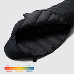 알파인 450DV 구스침낭(블랙)