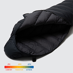 알파인 750DV 구스침낭(블랙)