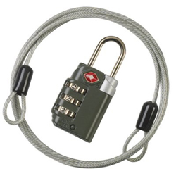 (TSA83)트래블 센트리 콤보 락+48인치 케이블/자물쇠